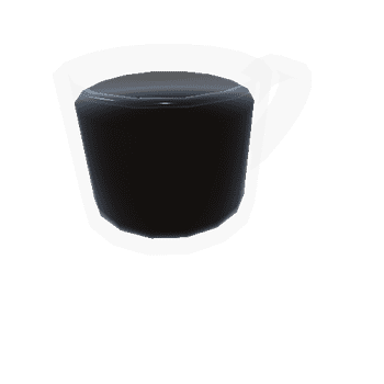 Cup Coffee Espresso Filled Black Coffee